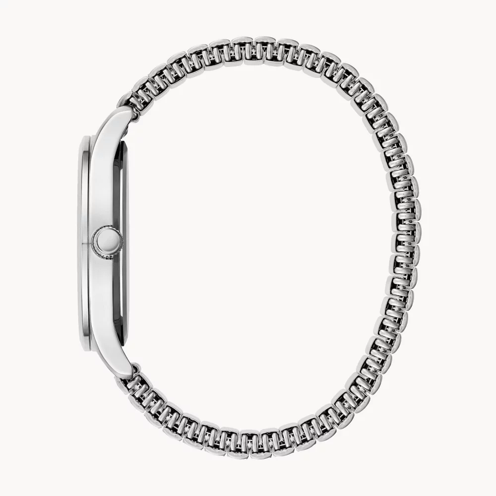 Montre traditionnelle pour homme de la collection Caravelle® avec cadran rond bleu foncé.