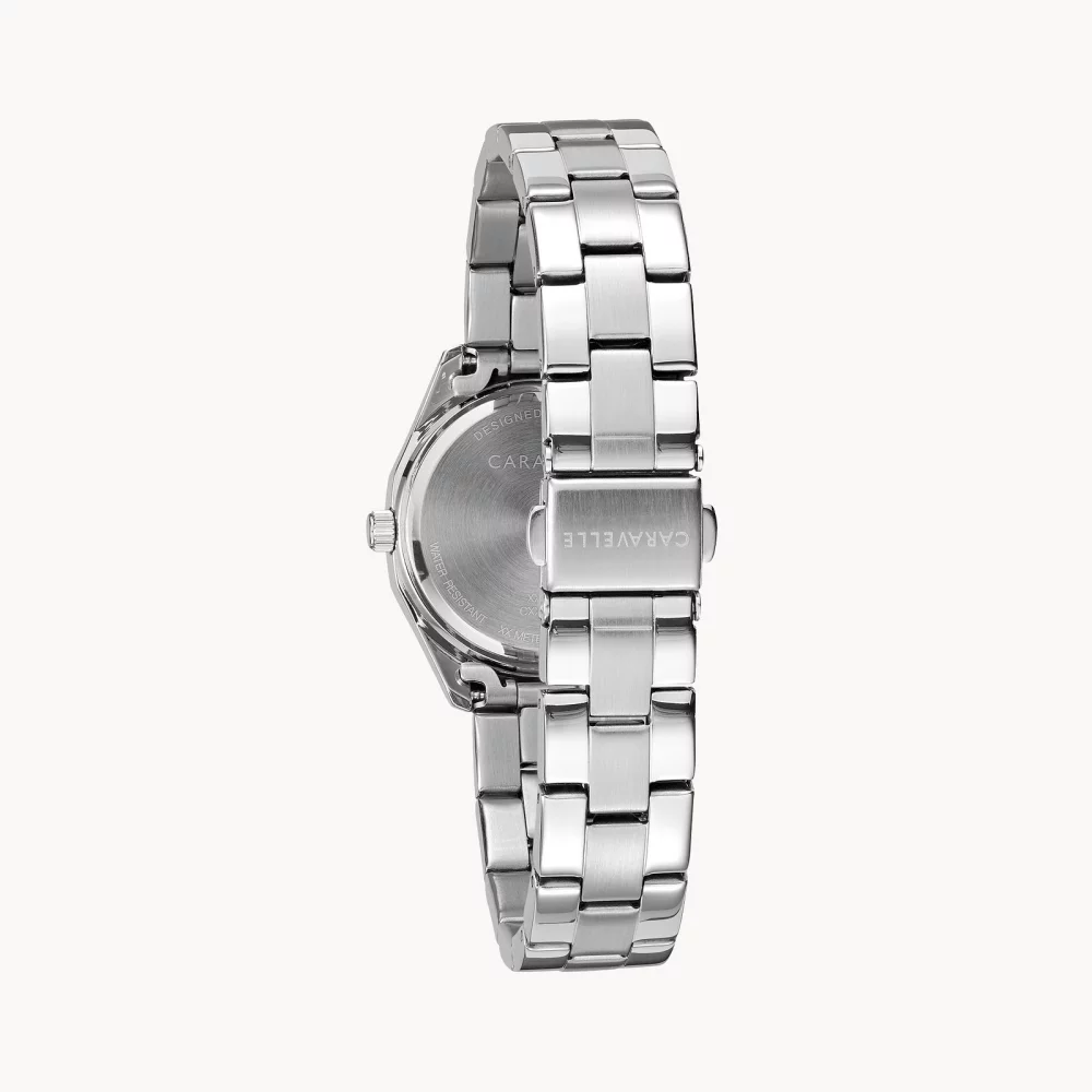 Caravelle® Collection Women's Silver Sport Watch w/Crystals