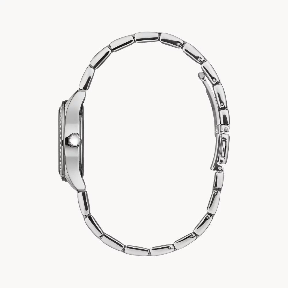 Caravelle® Collection Women's Silver Sport Watch w/Crystals