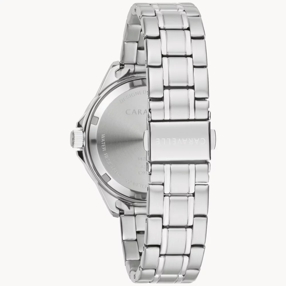 Montre Caravelle® Collection pour femmes en argent Aqualuxx avec cristaux