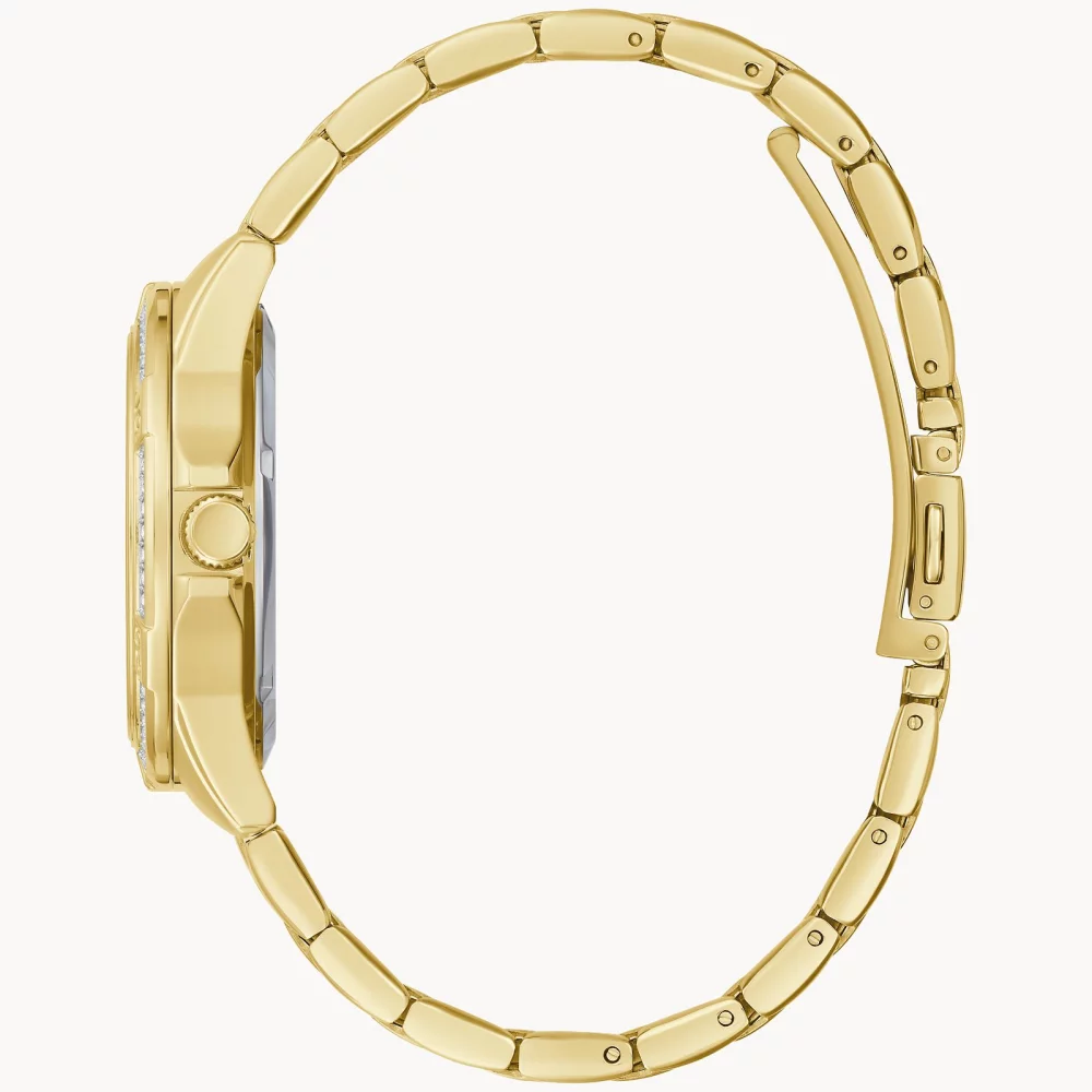 Caravelle® Collection Women's Gold Aqualuxx Watch w/Crystals