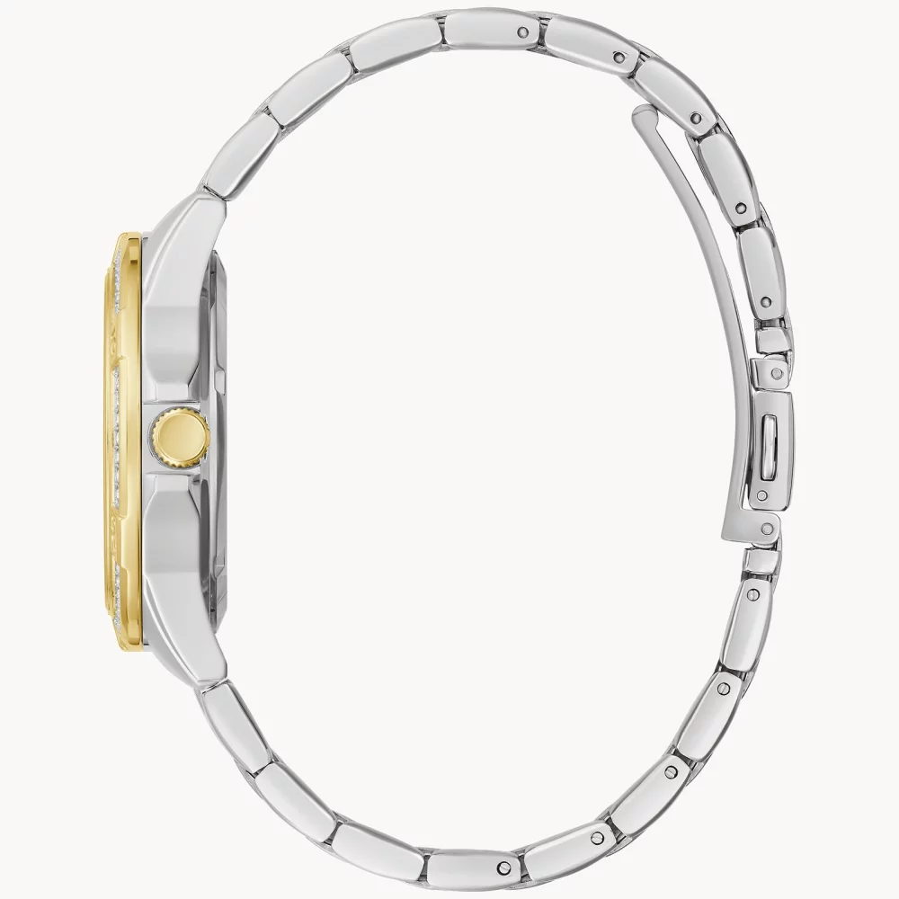 Montre Caravelle® Collection pour femmes en deux tons Aqualuxx avec cristaux
