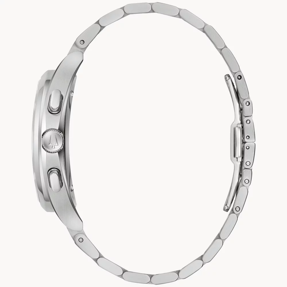Montre pour homme de la collection Bulova® CURV avec cadran gris rond