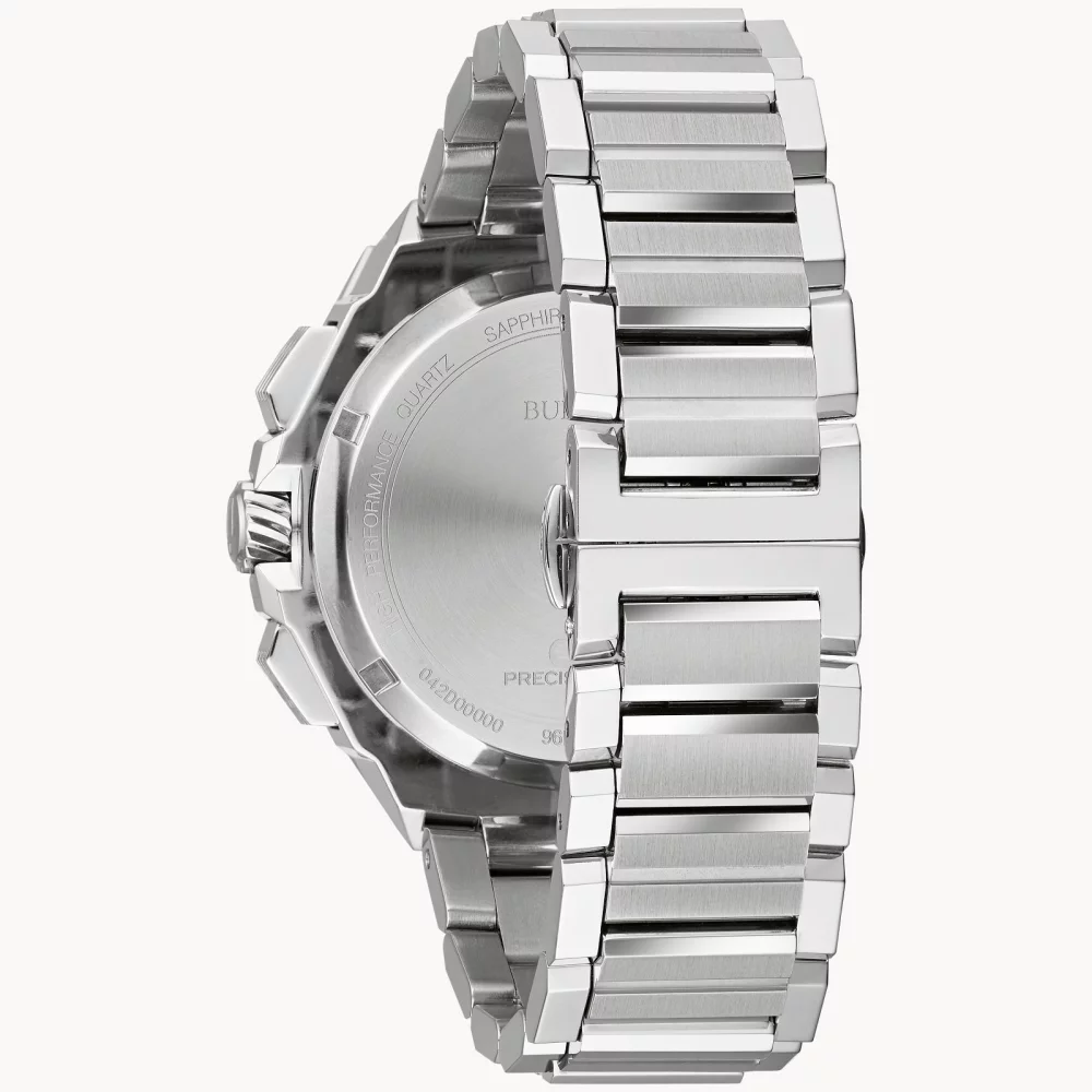 Montre pour homme de la collection Bulova® Series X avec cadran rond bleu.