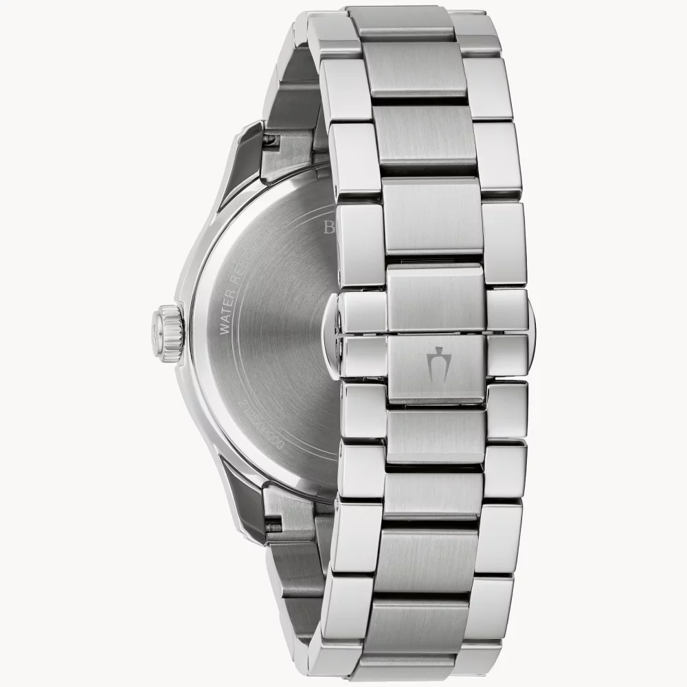 Bulova® Classic Collection Men's Silver Wilton Watch w/Roman Numeral Markers