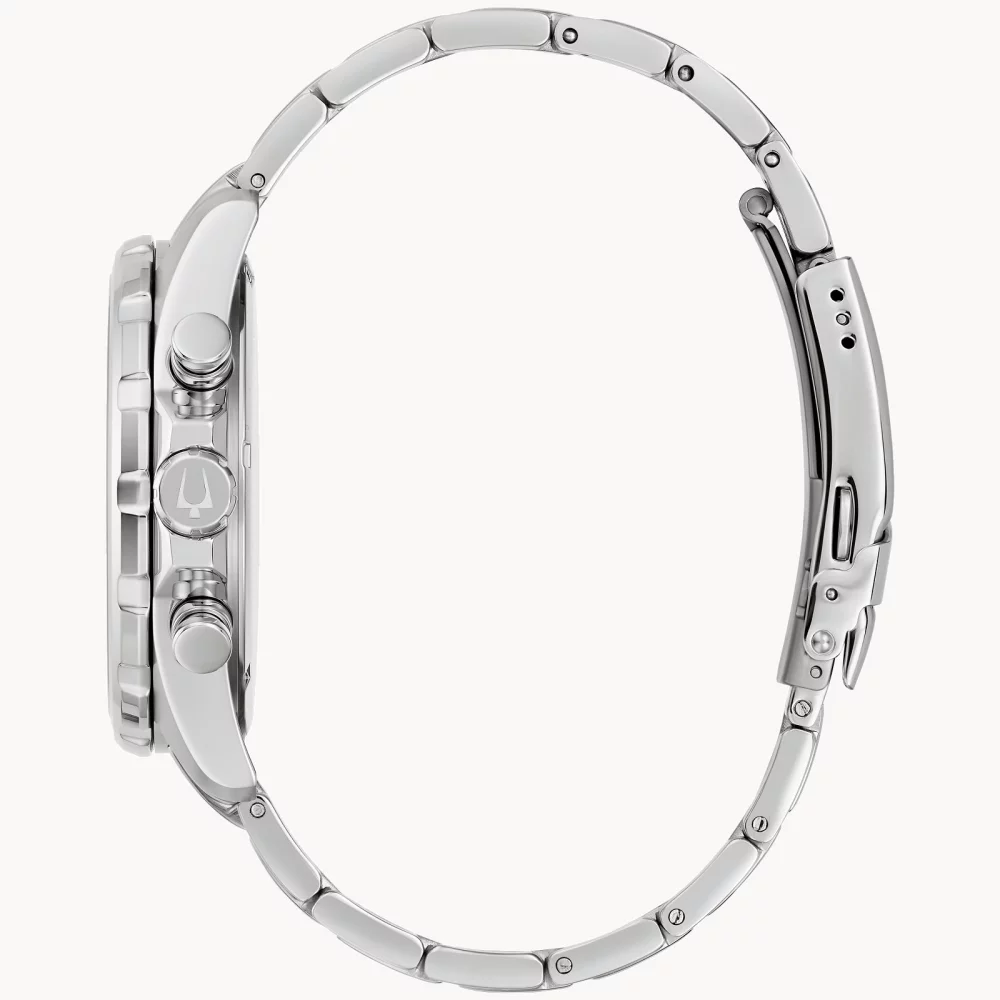 Montre pour homme de la collection Bulova® Marine Star® avec cadran rond orange