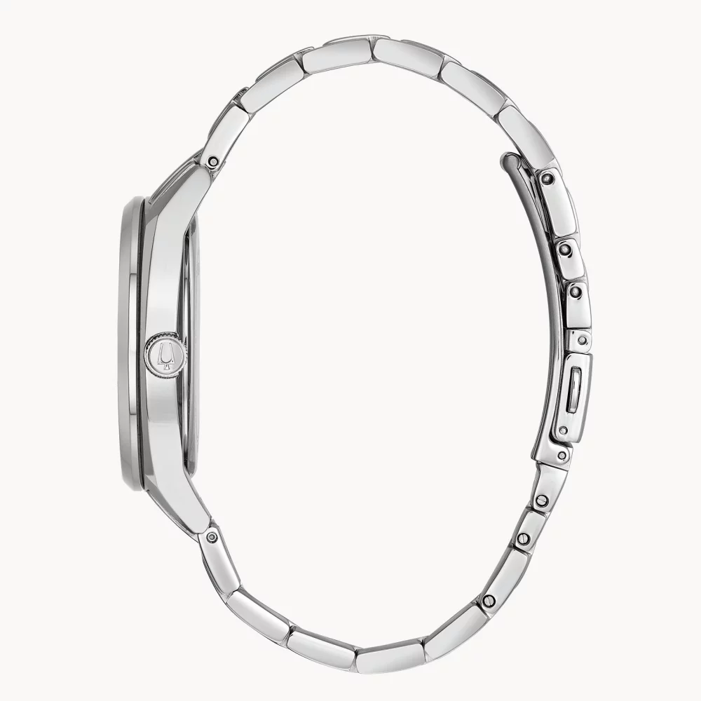 Montre Bulova® Classic Collection pour homme avec cadran rond bleu.