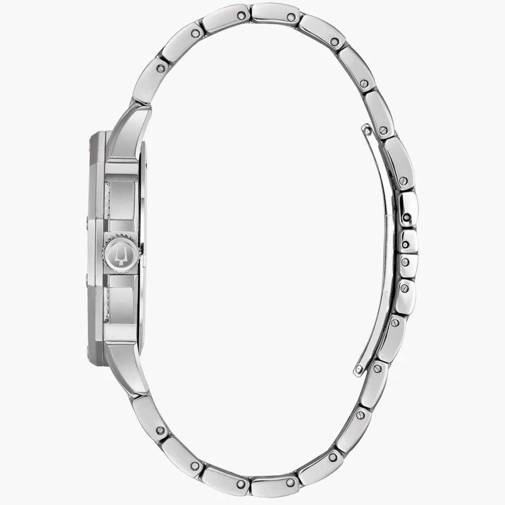 Bulova® Crystal Collection Men's Silver Octava Watch