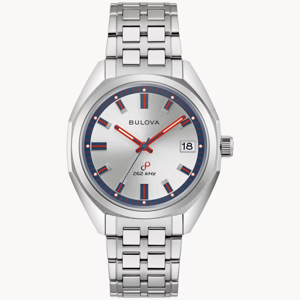 Bulova® Classic Collection Silver Jet Star Watch w/Interchangeable Strap
