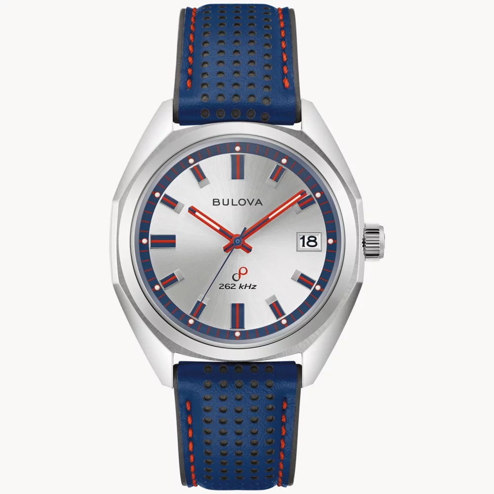 Bulova® Classic Collection Silver Jet Star Watch w/Interchangeable Strap