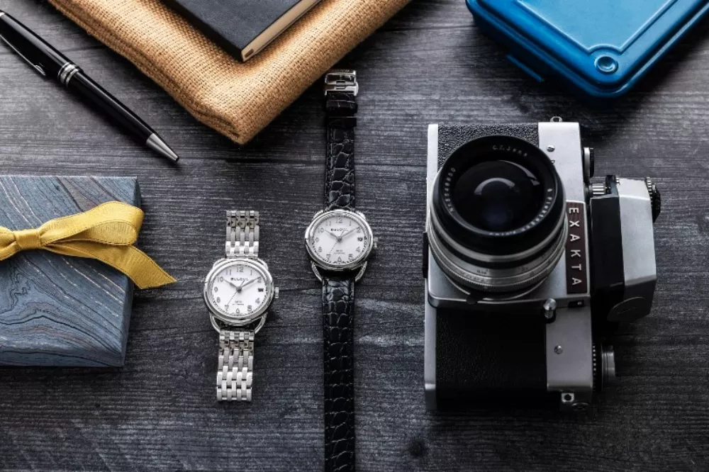 Joseph Bulova® Collection Women's Silver Automatic Commodore Watch (34 Mil)