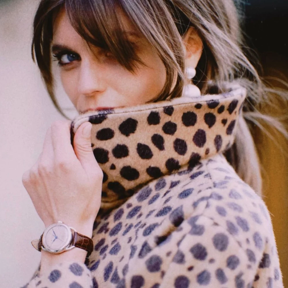 Joseph Bulova® Collection Women's Silver Automatic Commodore Watch w/Leather Strap