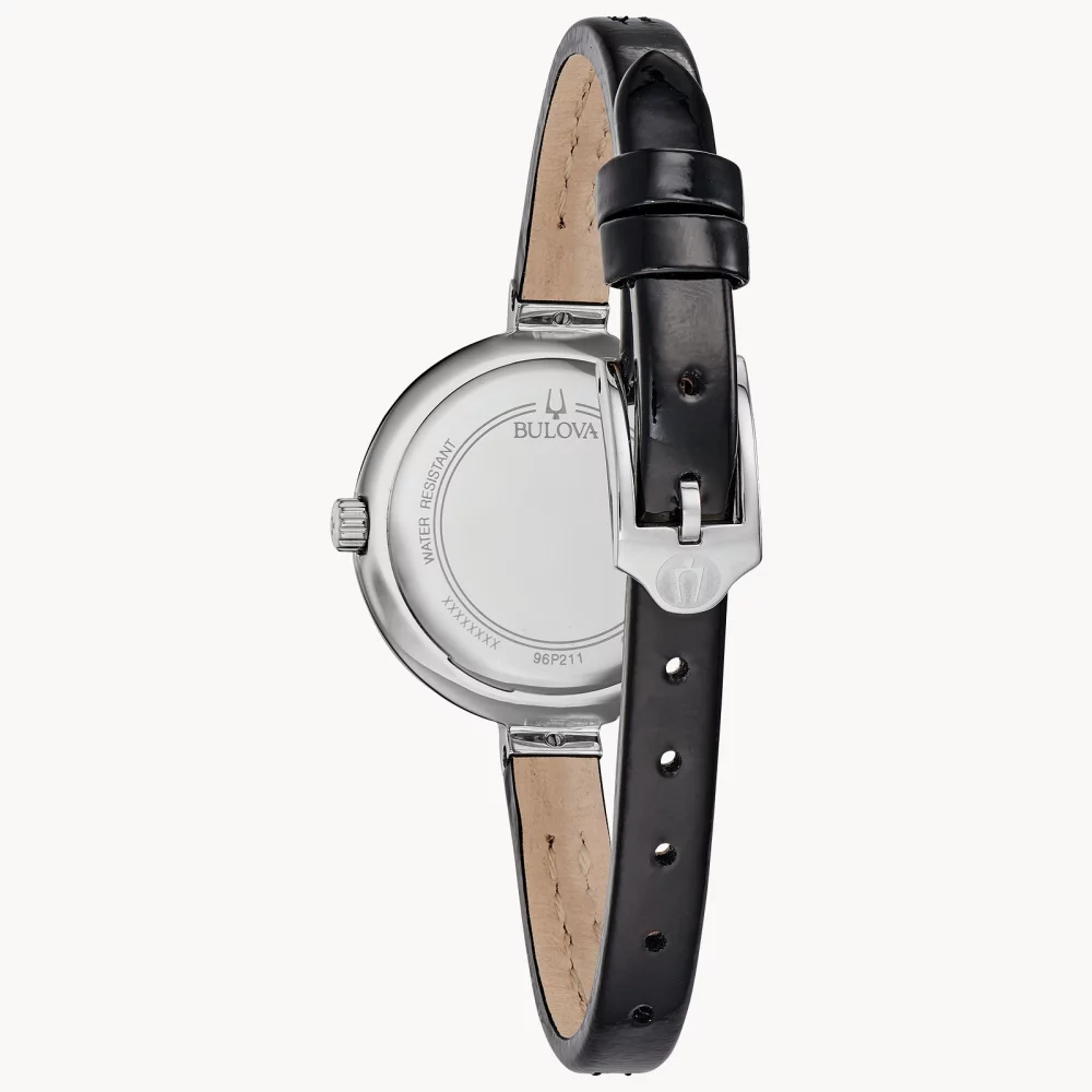 Montre Bulova® Classic Collection Rhapsody pour femmes avec cadran rond argenté