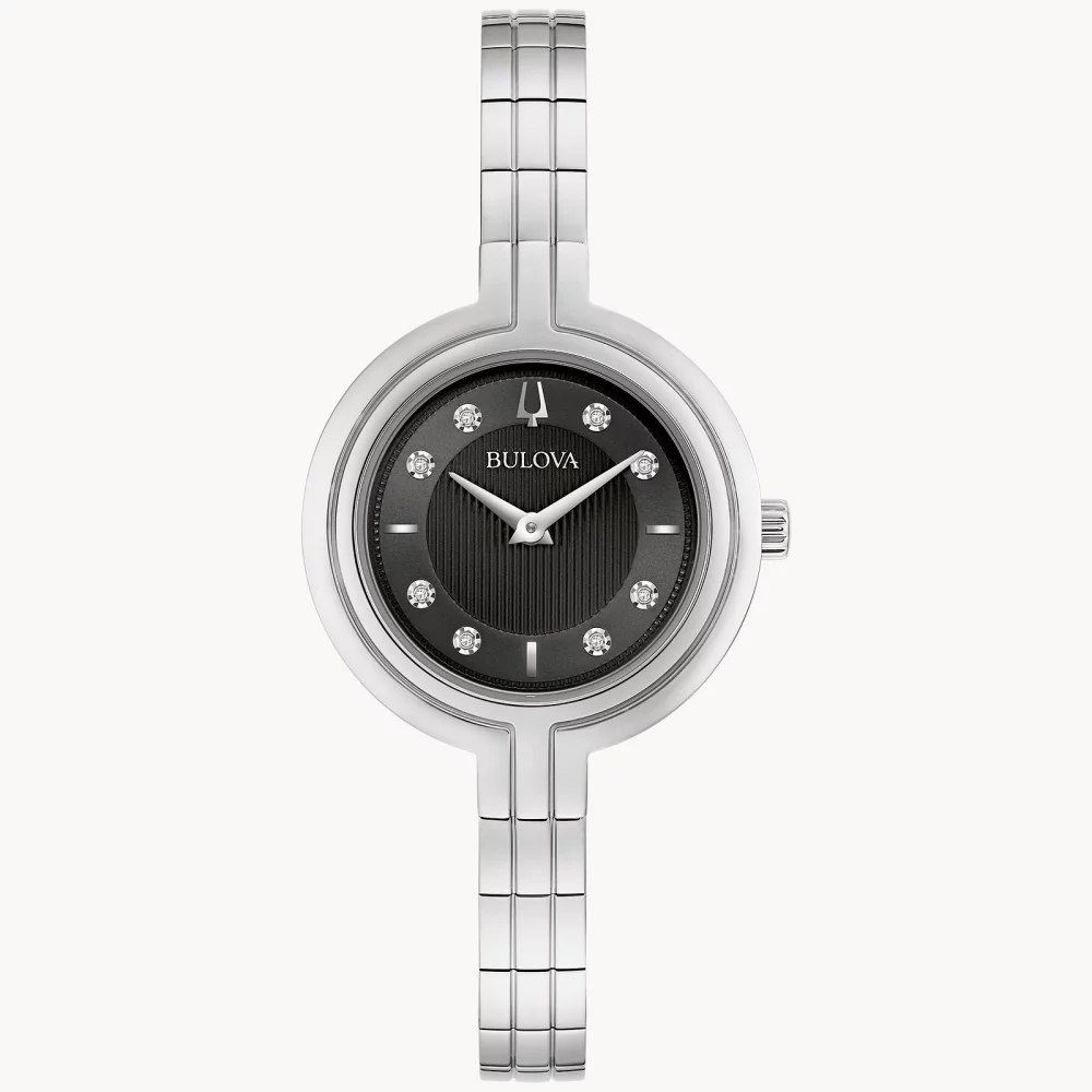 Montre Bulova® Classic Collection Rhapsody pour femmes avec cadran rond vierge.