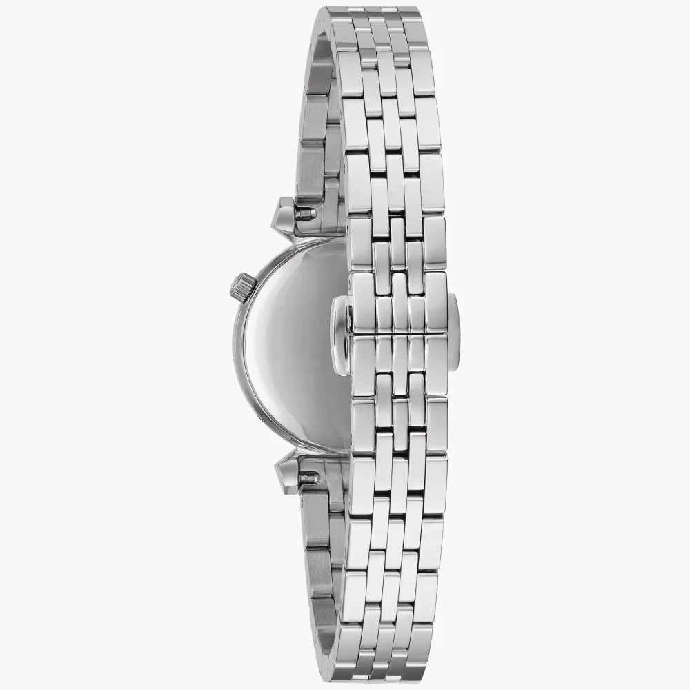 Bulova® Classic Collection Women's Silver Regatta Watch w/Mother of Pearl Dial
