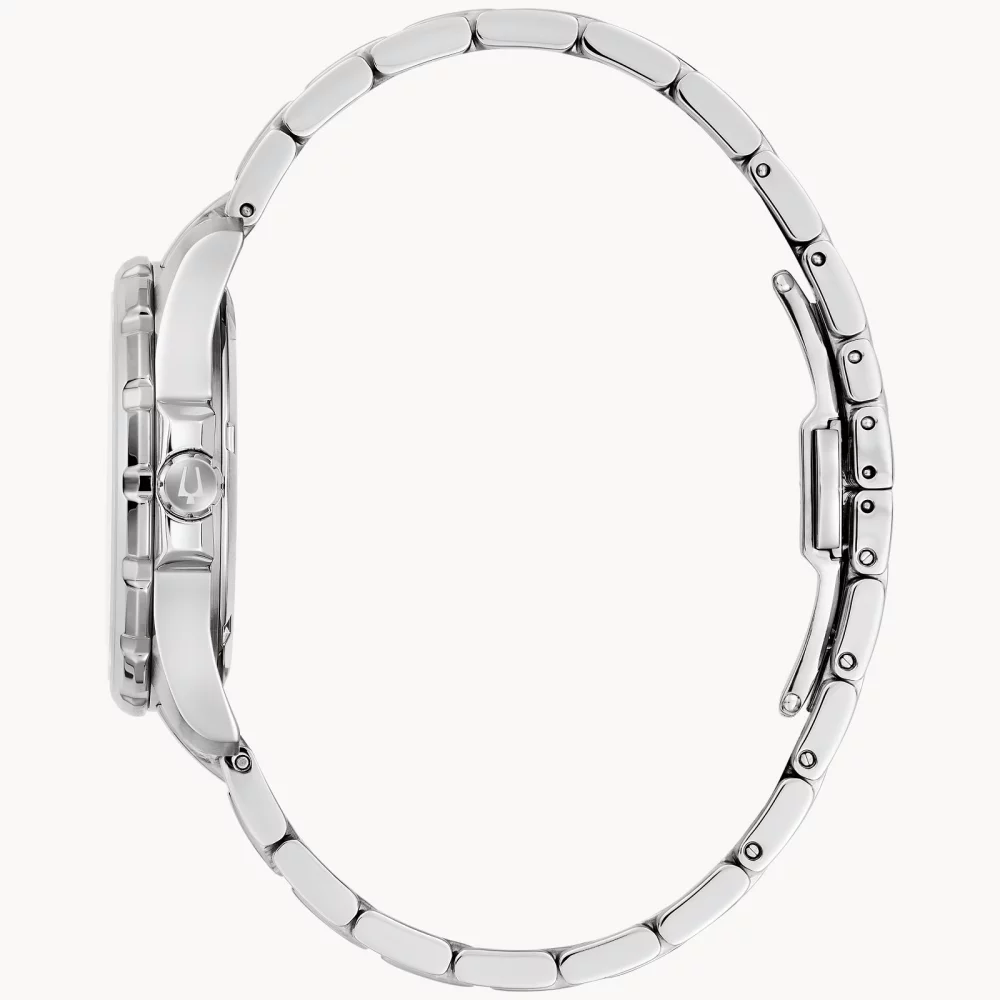 Montre Bulova® Marine Star® pour femmes en argent avec cadran en nacre