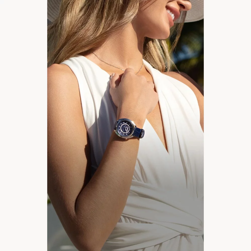 Montre Bulova® Classic Collection pour femmes avec boîtier en argent et bracelets interchangeables