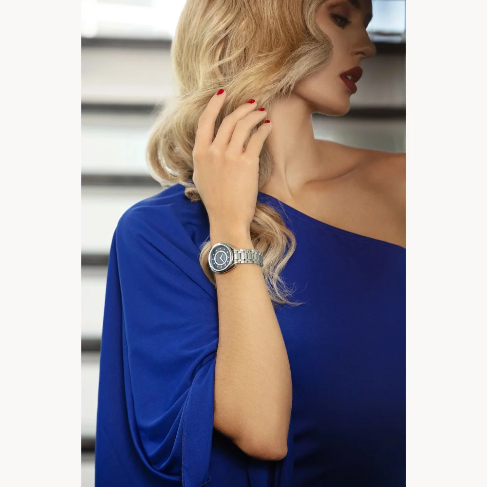 Montre Bulova® Classic Collection pour femmes avec boîtier en argent et bracelets interchangeables