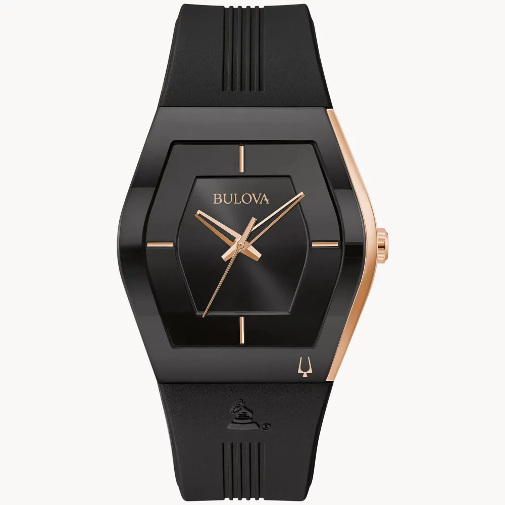 Montre Bulova® Latin GRAMMY® Collection pour homme, modèle Gemini noir