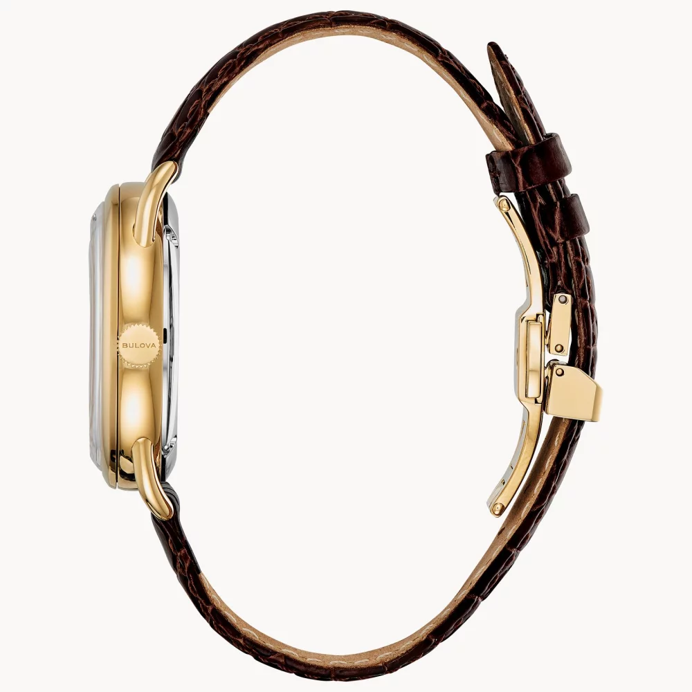 Joseph Bulova® Collection Men's Gold Automatic Commodore Watch