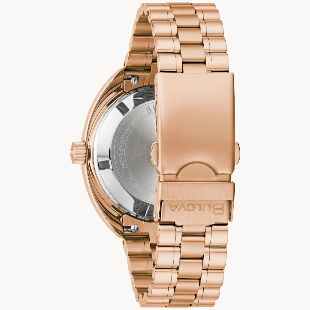 Bulova® Oceanographer Collection Men's Rose Gold GMT Automatic Watch