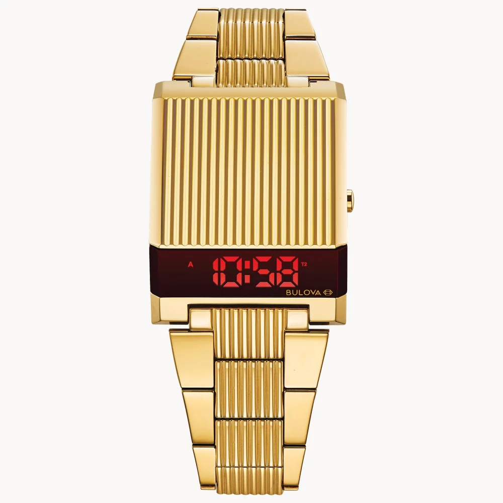 Montre homme Bulova® de la collection Computron en or
