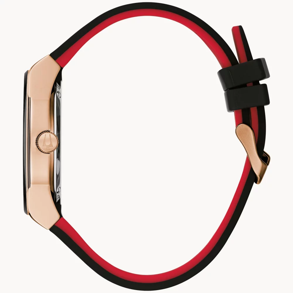 Montre Bulova® Modern Collection Millennia® pour hommes avec accents en or rose.