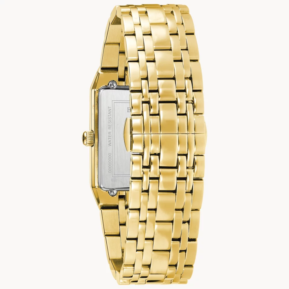 Montre Bulova® Modern Collection pour homme, modèle Quadra en or