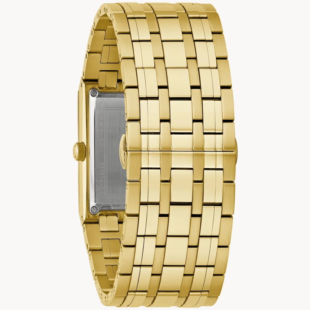 Montre Bulova® de la collection Marc Anthony pour hommes, modèle Quadra en or