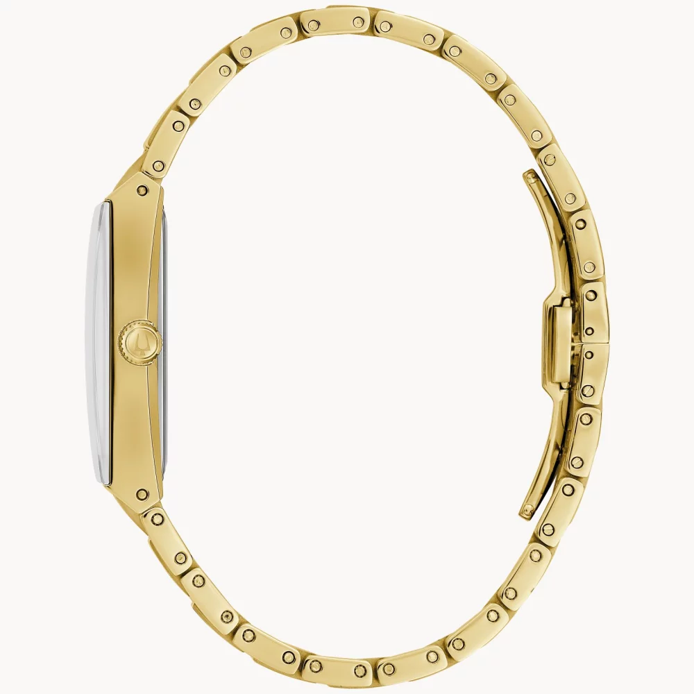 Montre Bulova® de la collection Marc Anthony pour hommes, modèle Quadra en or