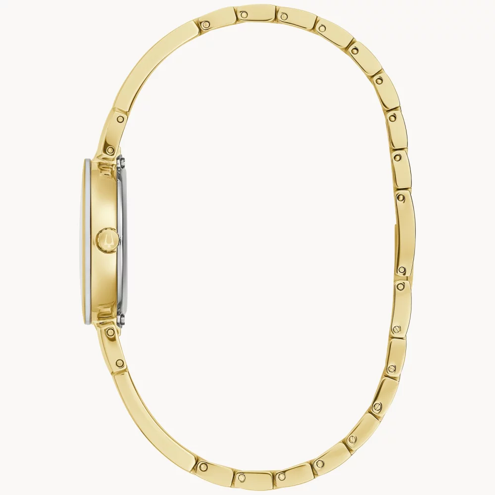 Bulova® Marc Anthony Collection Women's Gold Futuro Watch w/Diamonds