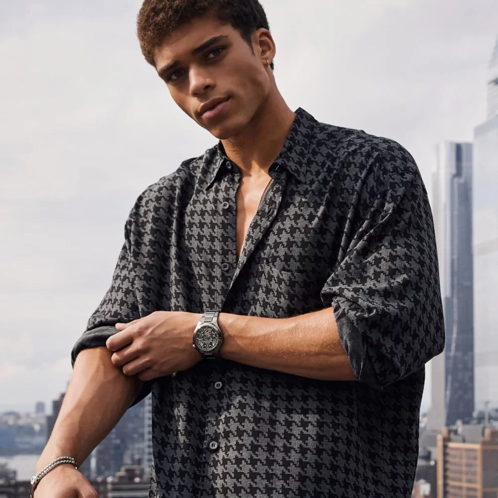 Bulova® Maquina Collection Men's Gun Metal Grey Automatic Watch