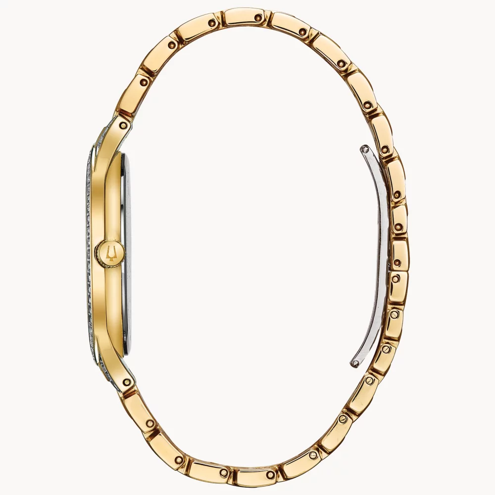 Montre Bulova® Crystal Collection pour femmes, modèle Gold Phantom