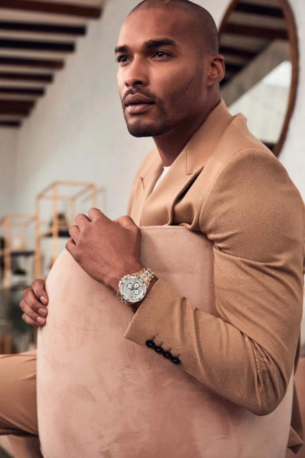 Bulova® Crystal Collection Men's Gold Octava Watch