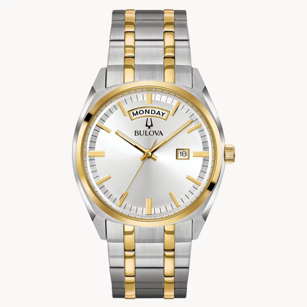 Bulova® Classic Collection Men's Two Tone Surveyor Watch