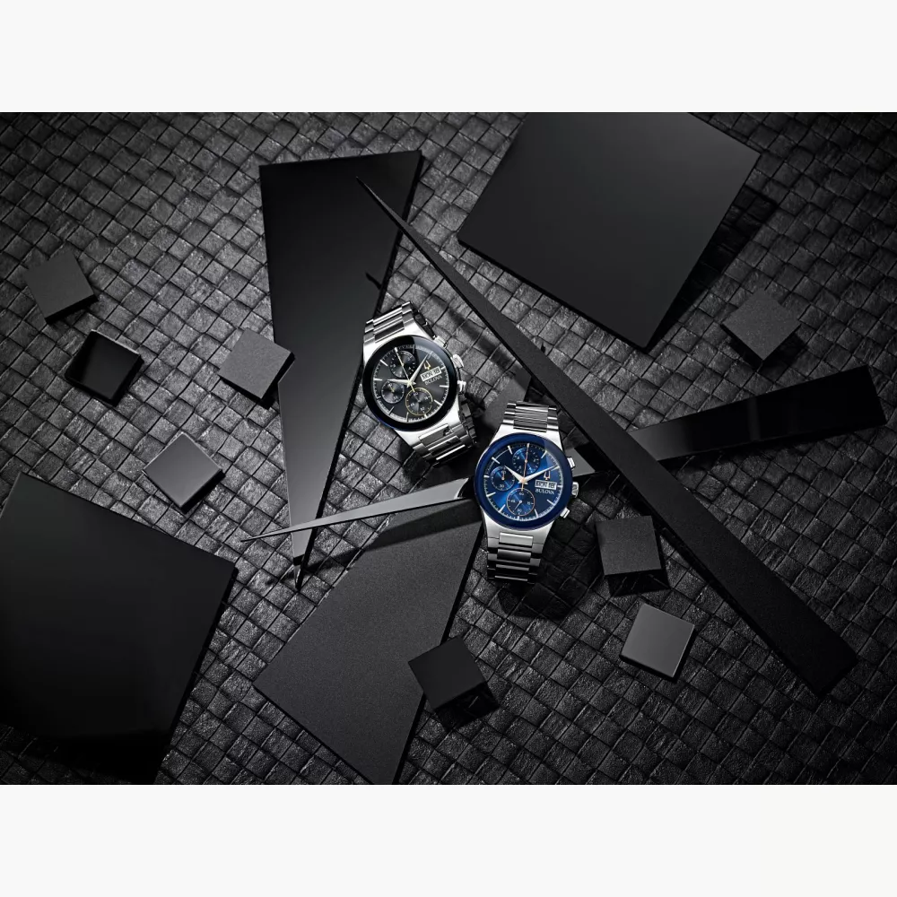 Bulova® Modern Collection Men's Chronograph Millennia® Watch w/Round Blue Dial