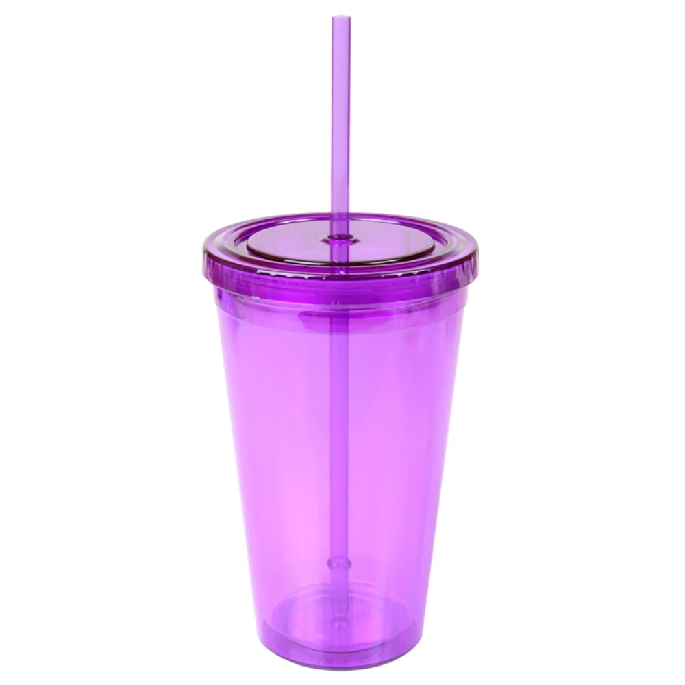 Tumbler acrylique double paroi de 16 oz.