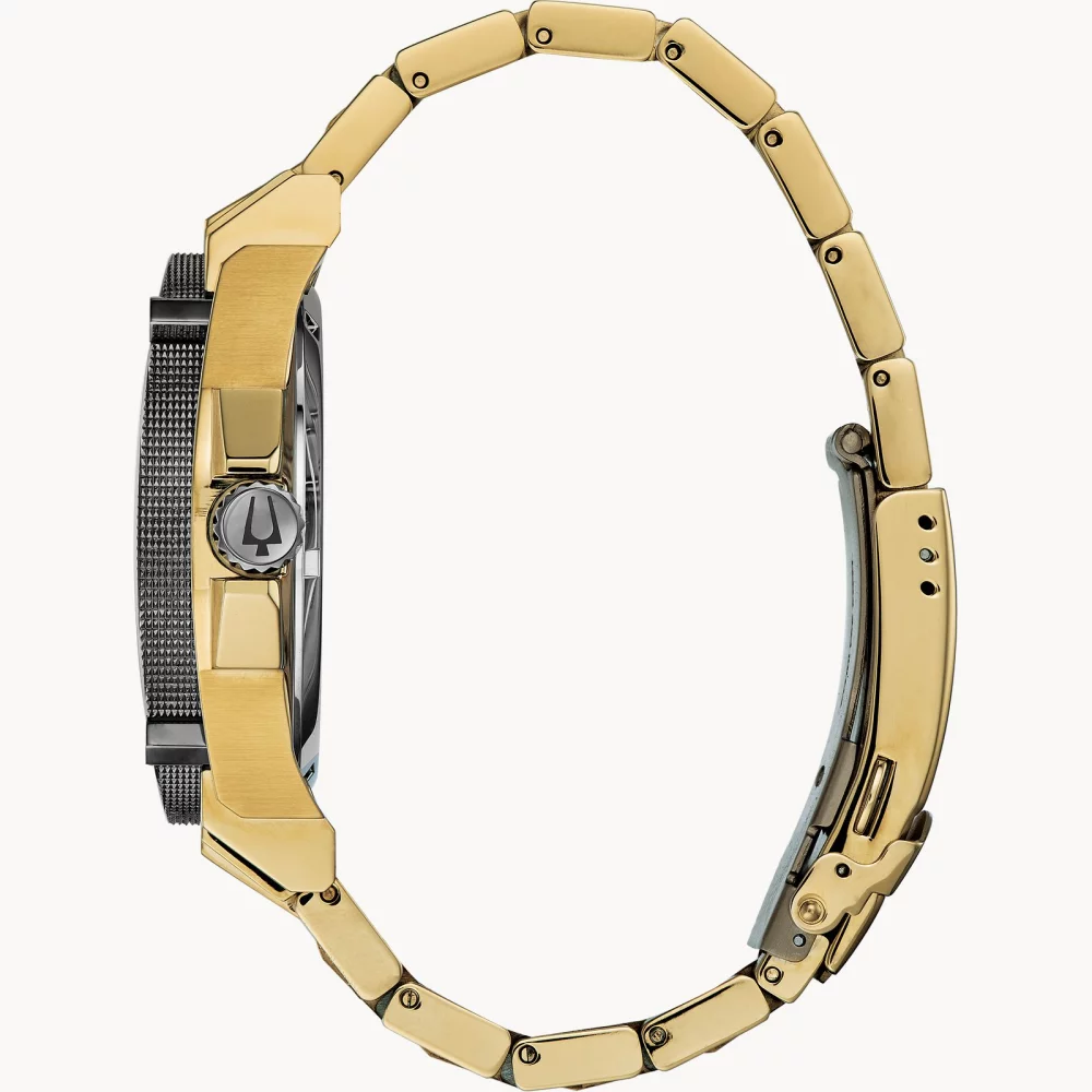 Montre Bulova® Icon Collection pour hommes en or avec diamants Precisionist