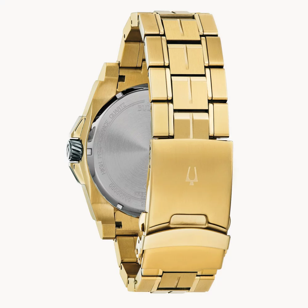 Montre Bulova® Icon Collection pour hommes en or avec diamants Precisionist
