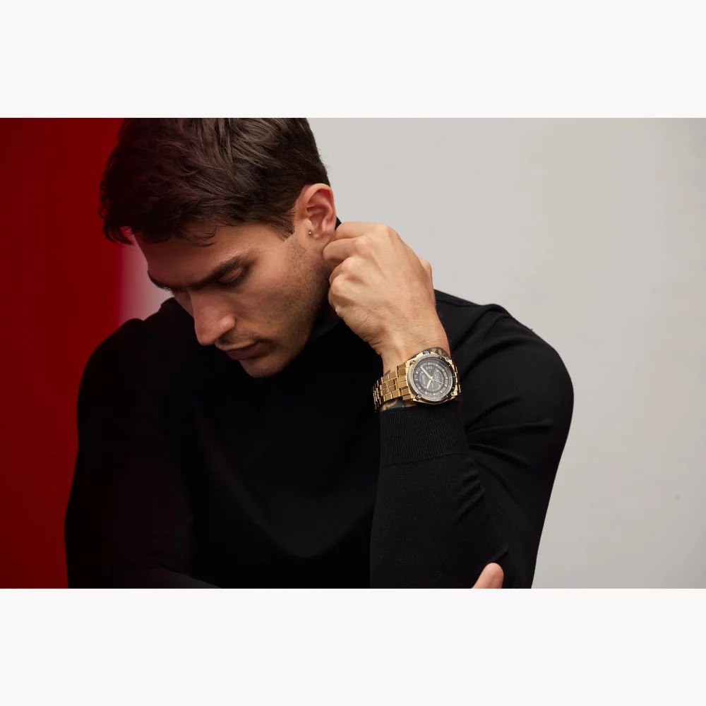 Montre Bulova® Icon Collection pour hommes en or avec diamants Precisionist
