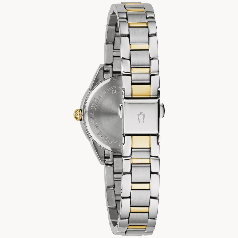 Bulova® Classic Collection Women's Two Tone Sutton Watch w/Gold Accents