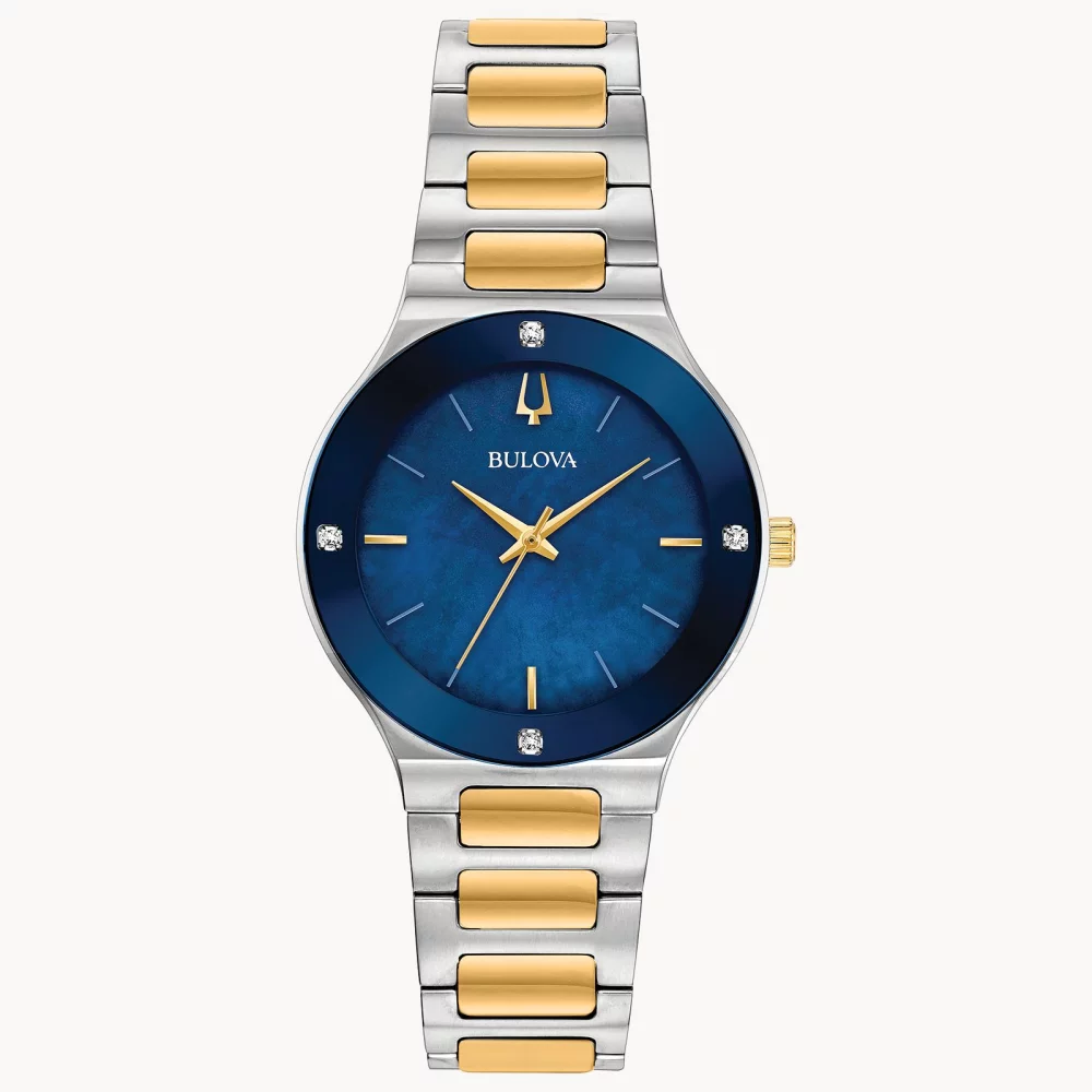 Montre Futuro à deux tons pour femmes de la collection moderne Bulova® avec cadran en nacre (32 mm)