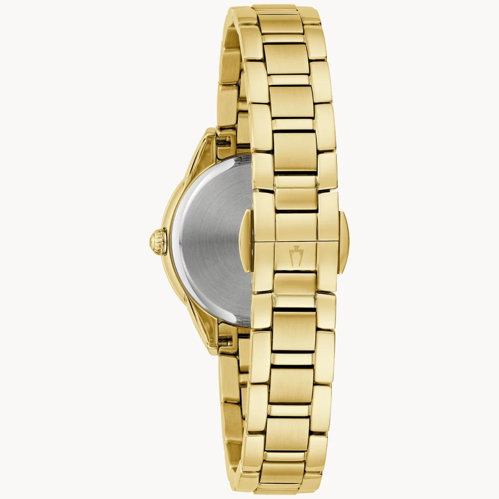 Montre Bulova® Classic Collection pour femmes, modèle Sutton en or avec diamants