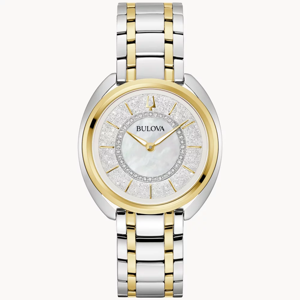 Bulova® Classic Collection Women's Two Tone Duality Watch w/Interchangeable Straps
