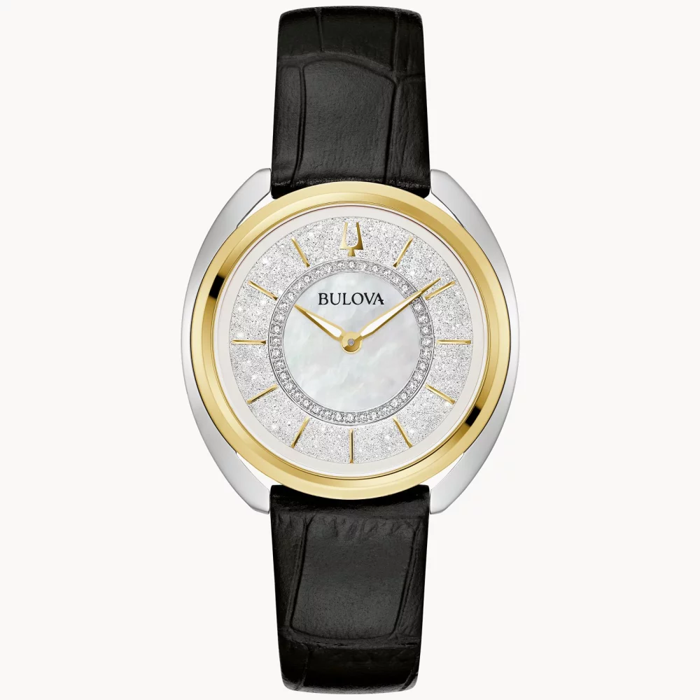 Montre Bulova® Classic Collection pour femmes en deux tons avec bracelets interchangeables.