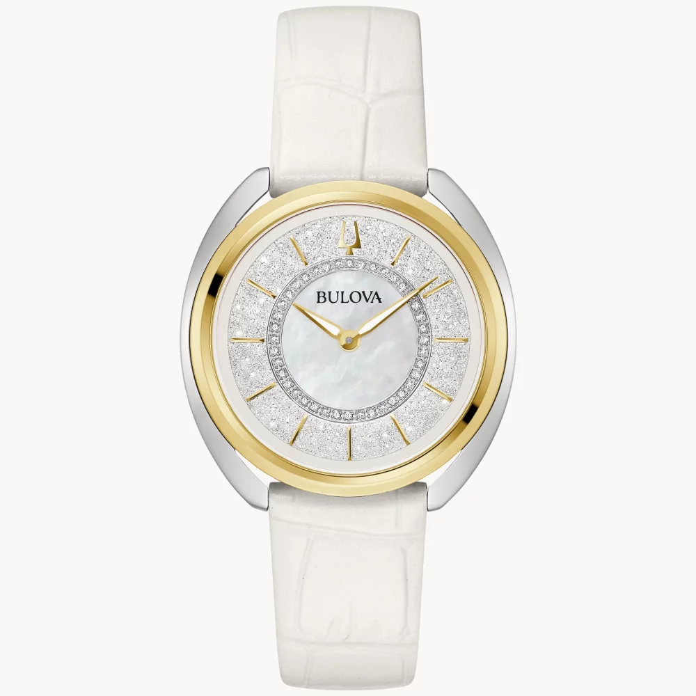 Montre Bulova® Classic Collection pour femmes en deux tons avec bracelets interchangeables.