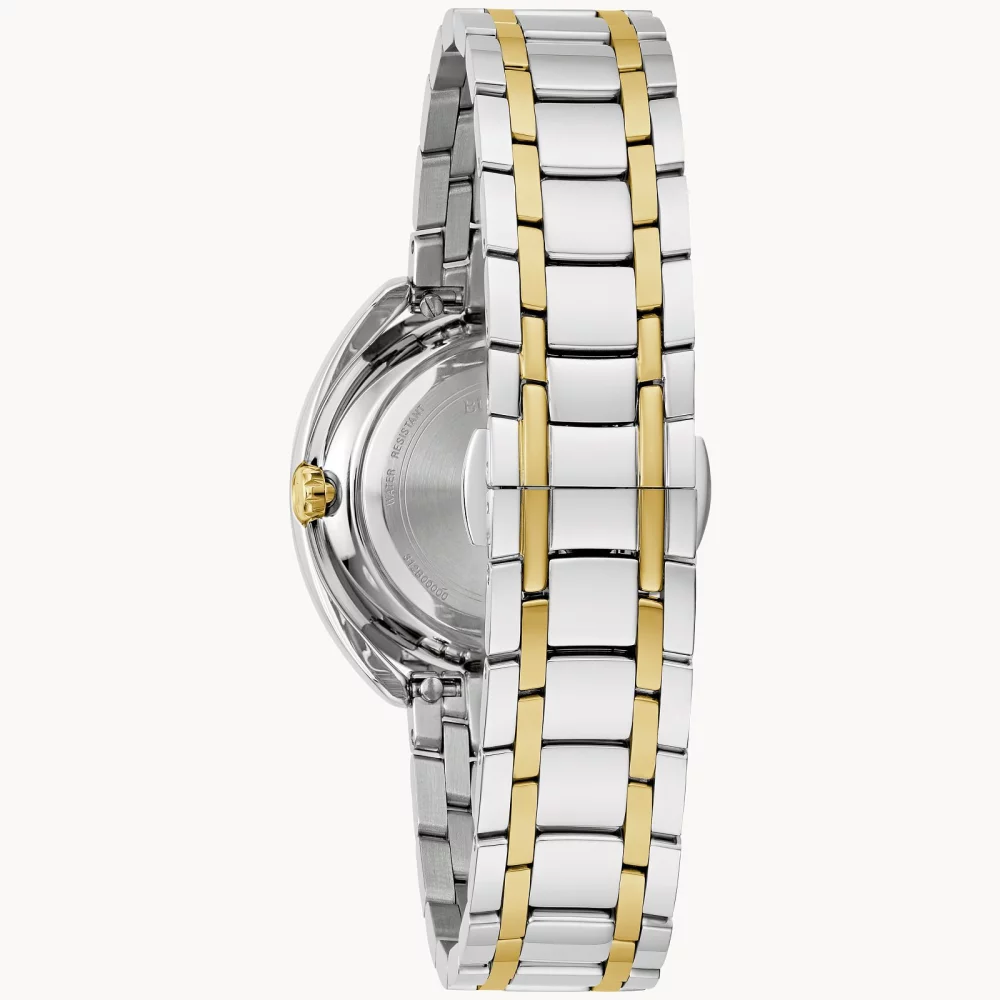 Bulova® Classic Collection Women's Two Tone Duality Watch w/Interchangeable Straps