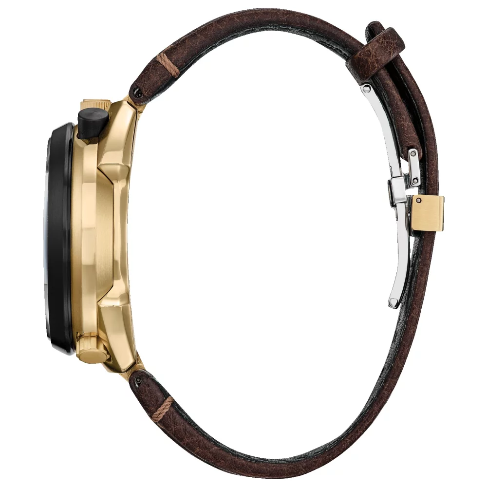 Montre Citizen® Promaster Land Collection pour homme, modèle Tsuno Chrono Racer en or.