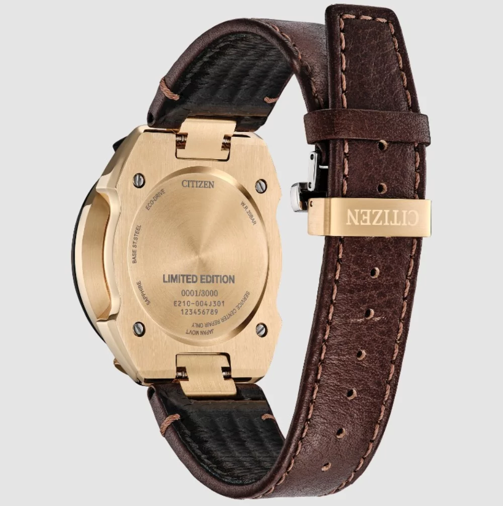 Montre Citizen® Promaster Land Collection pour homme, modèle Tsuno Chrono Racer en or.