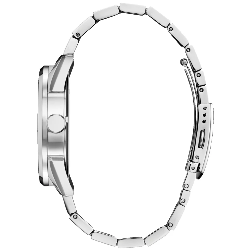 Citizen® Classic Collection Men's Silver Watch w/Round Blue Dial